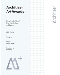 Finalist Certificate