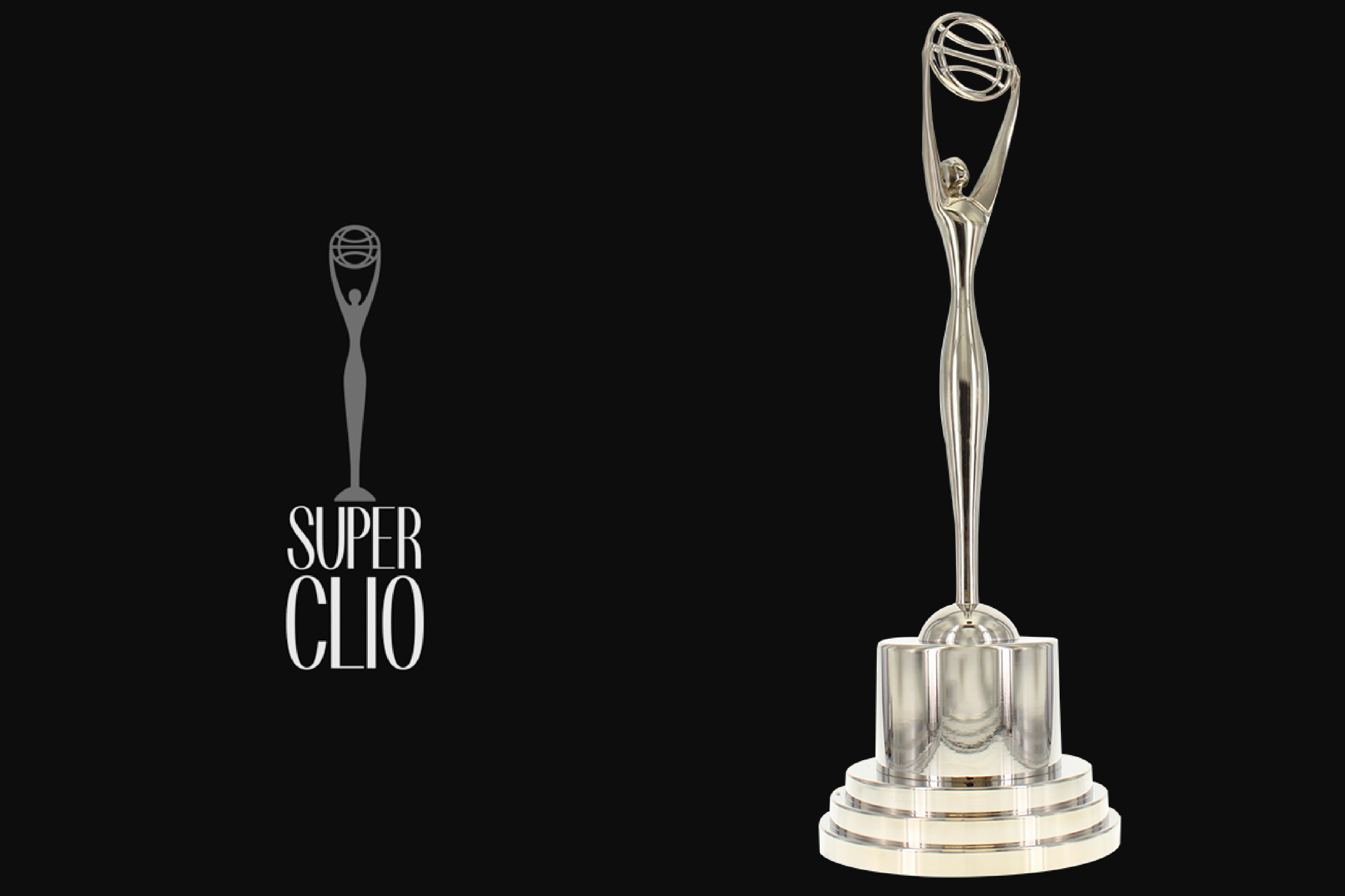 Super Clio award, an expertly crafted, two foot tall version of the iconic Clio trophy