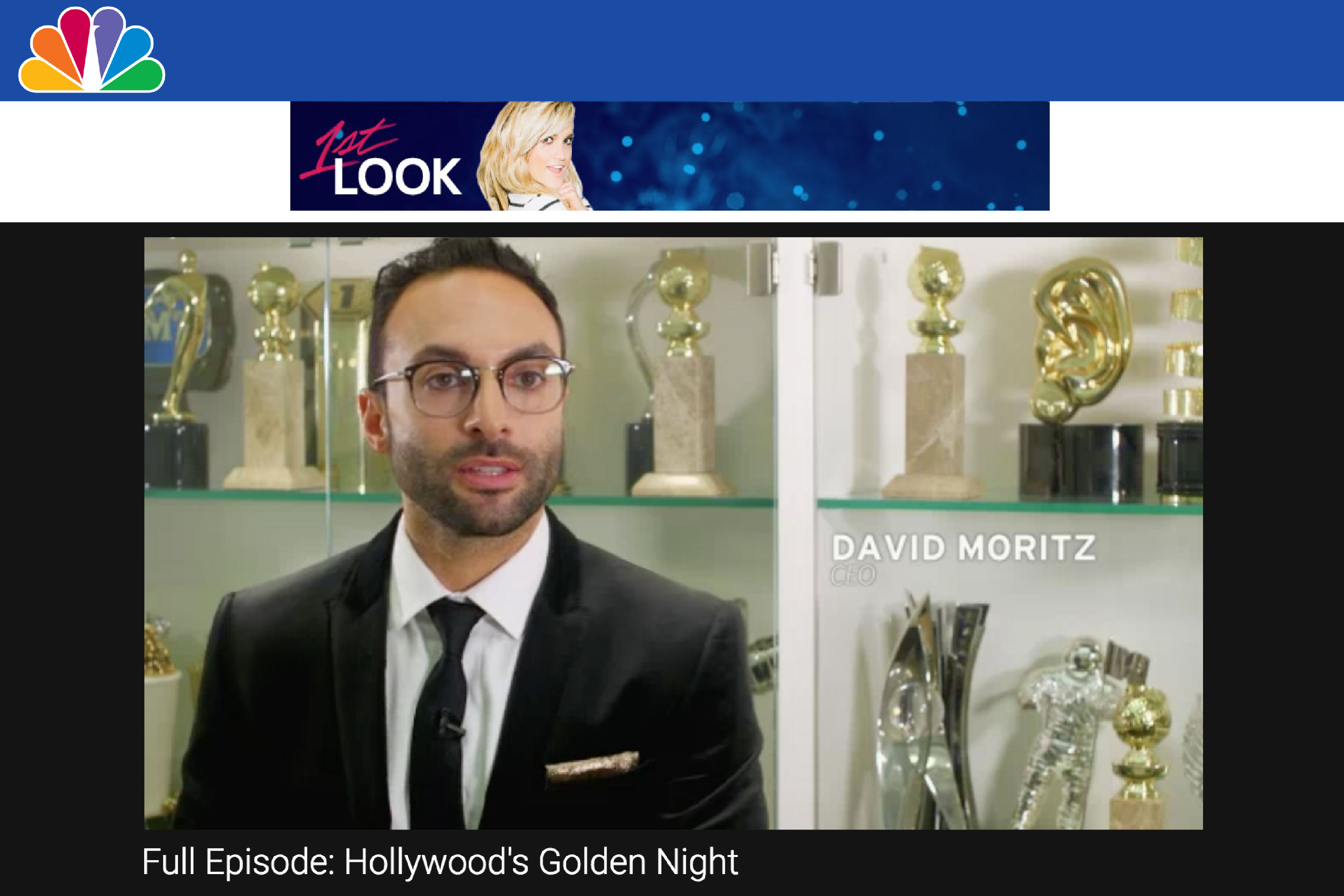 NBC's 1st Look Explores How Society Awards Creates the Golden Globe Statuette