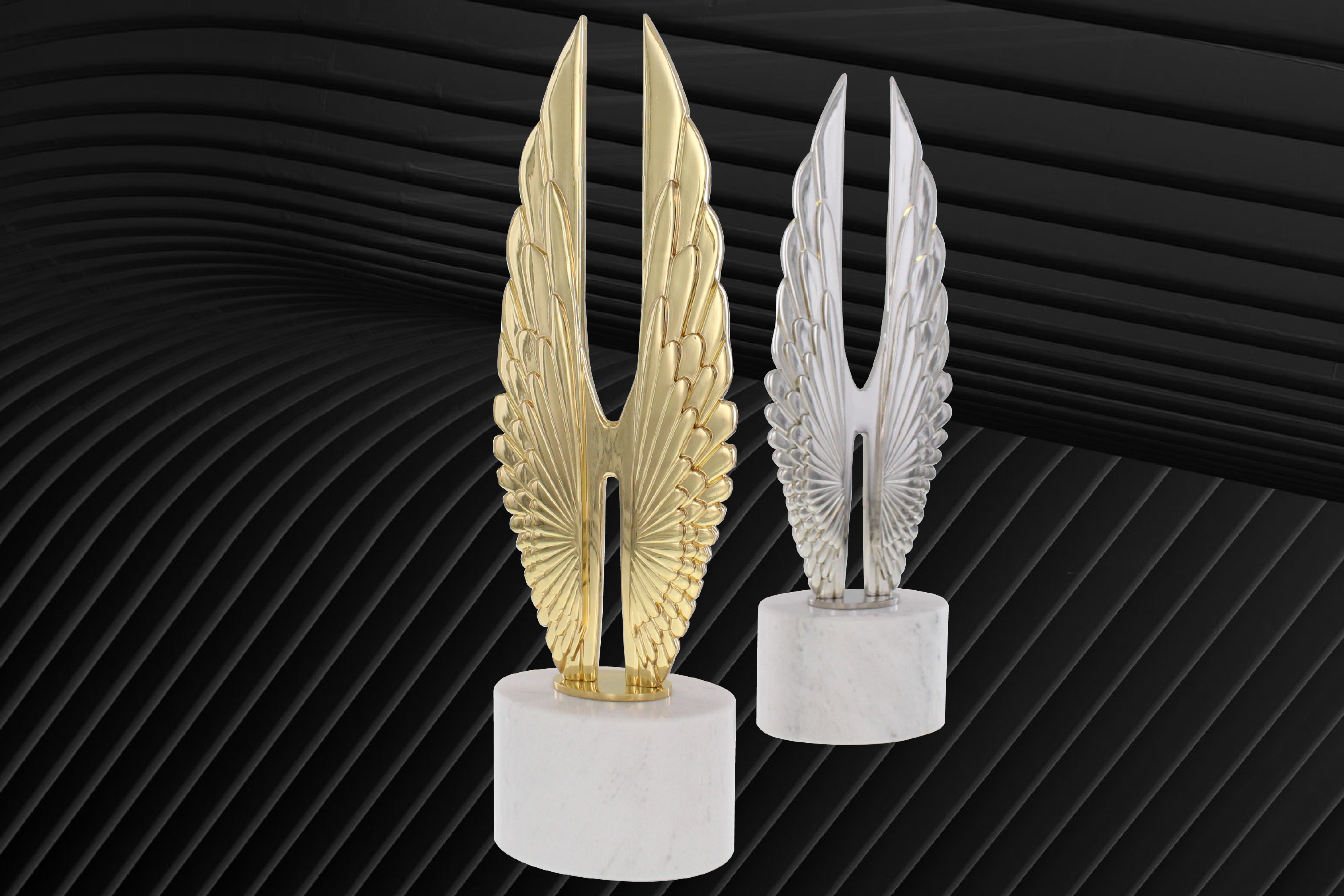 Newly redesigned Hermes Creative Awards trophy designed by Society Awards
