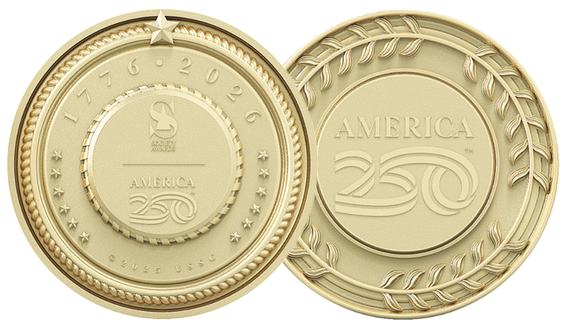 America250 Commemorative Medal 2 The Unity made of bronze by Society Awards