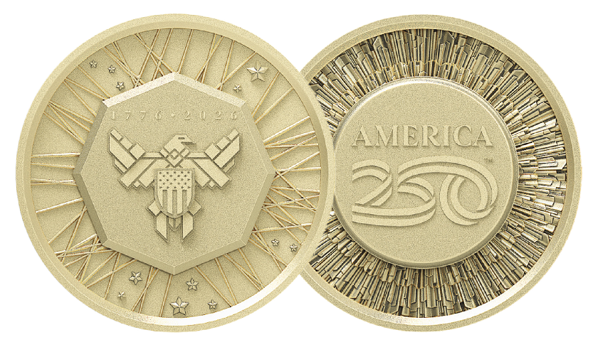 America250 Commemorative Medal 6 The Heritage made of bronze by Society Awards
