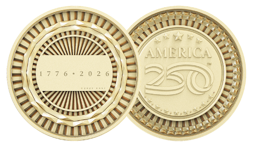 America250 Commemorative Medal 3 The Resilience made of bronze by Society Awards