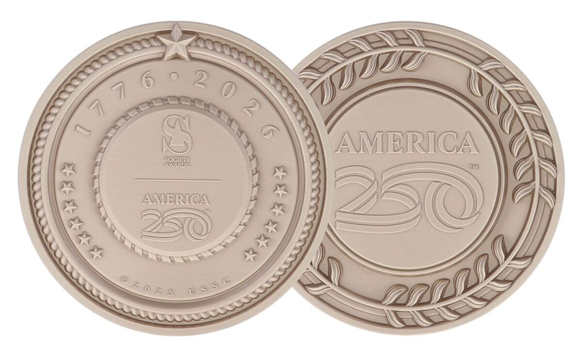 America250 Commemorative Medal 2 The Unity made of bronze by Society Awards