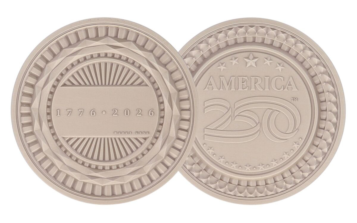 America250 Commemorative Medal 3 The Resilience made of bronze by Society Awards