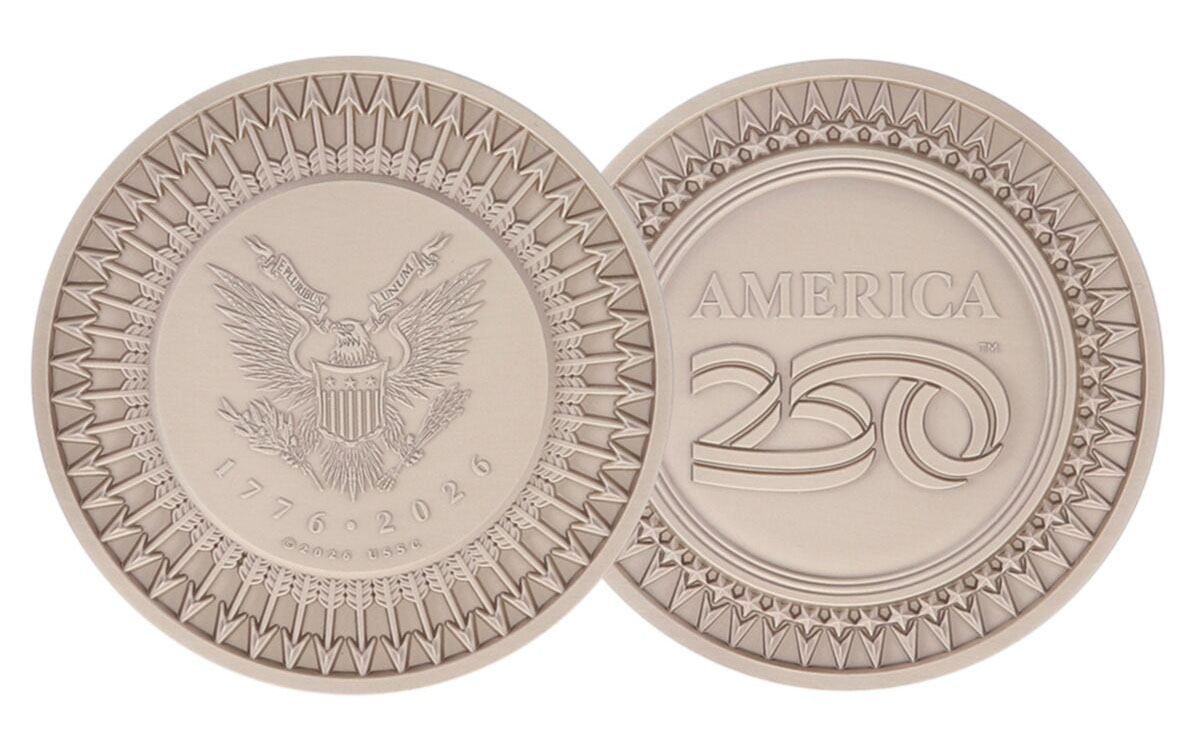 America250 Commemorative Medal 4 The Progress made of bronze by Society Awards