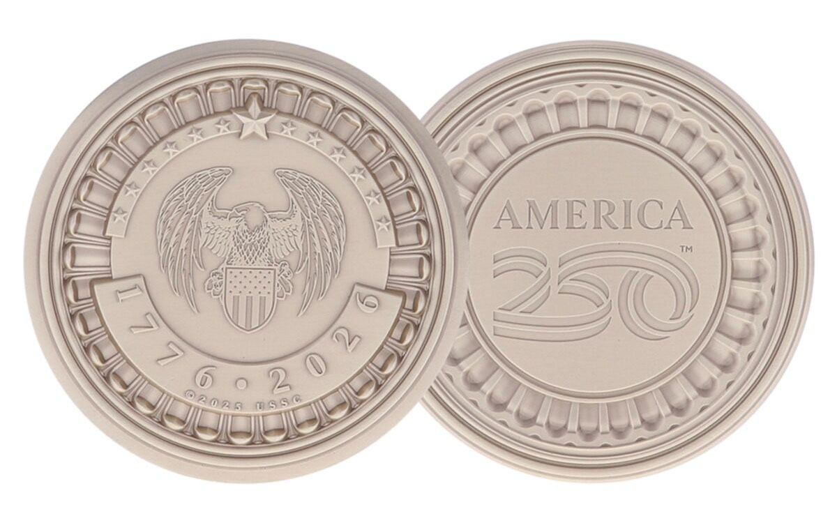 America250 Commemorative Medal 5 The Liberty made of bronze by Society Awards