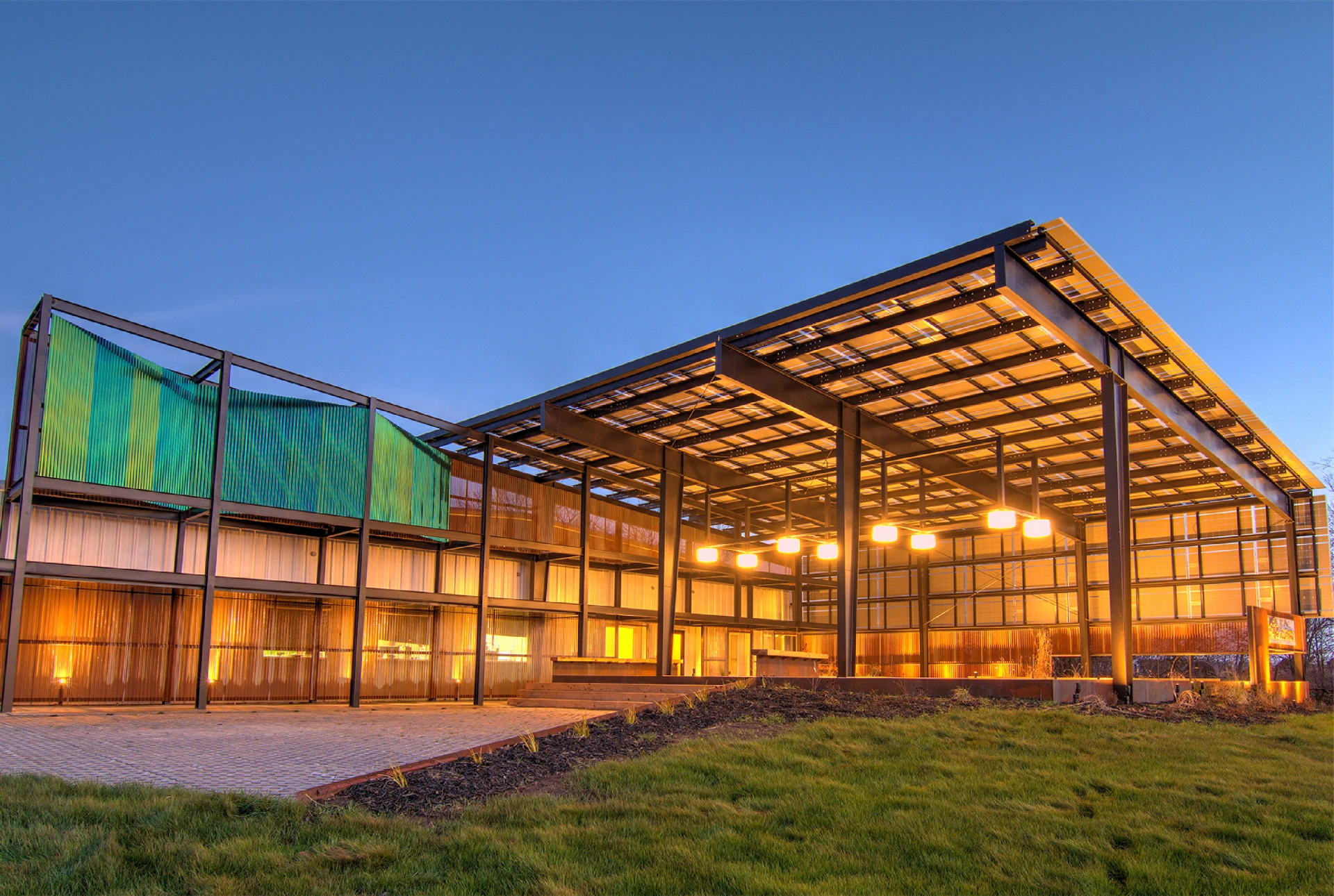 community pavilion with solar canopy at society awards