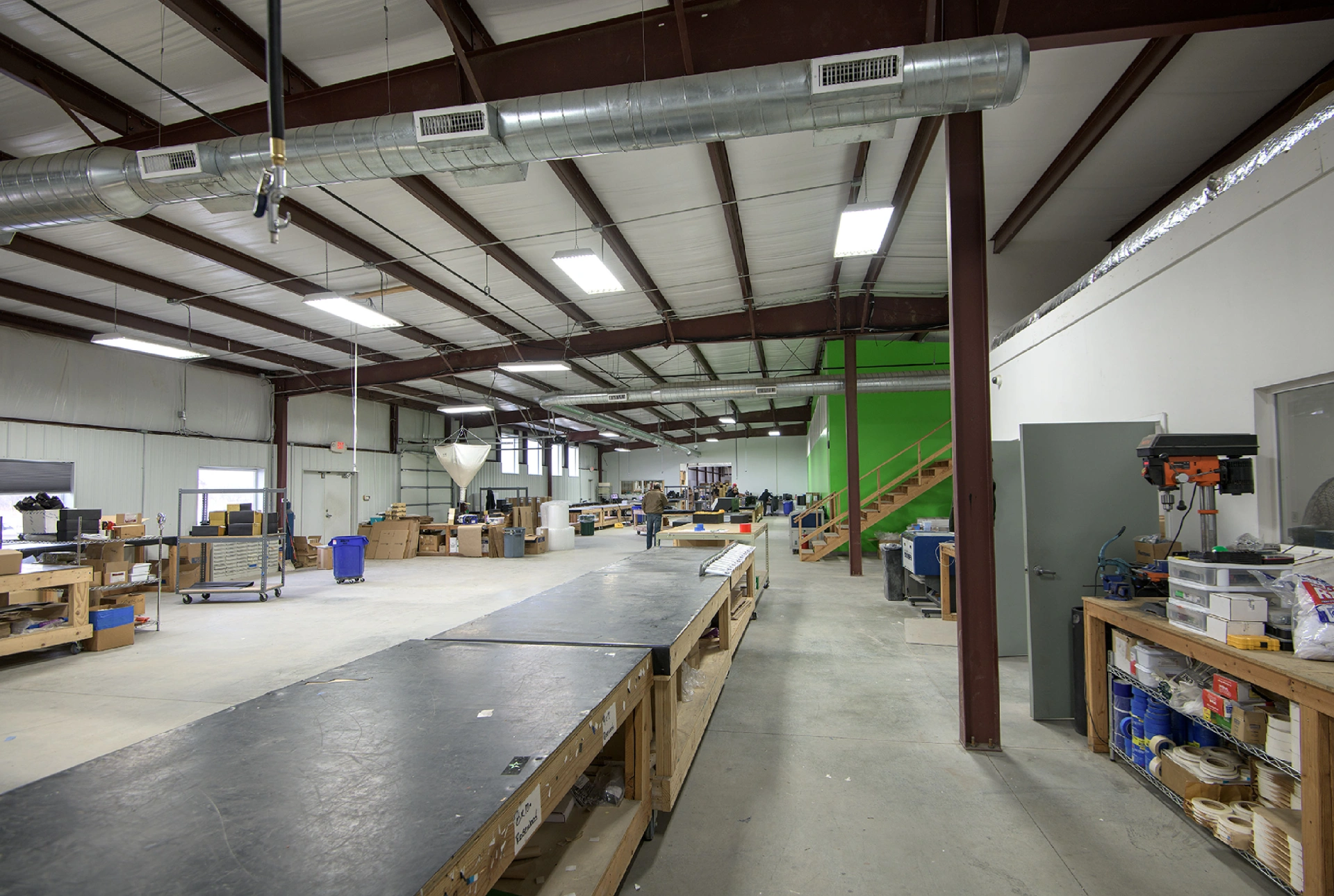 inside our production facility