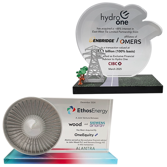 custom deal toys made by society awards finance group made for renewable energy business deals