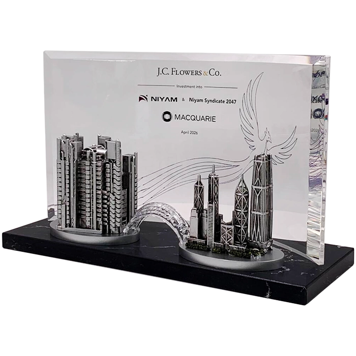 custom deal toy made by Society Awards Finance Group for international clients