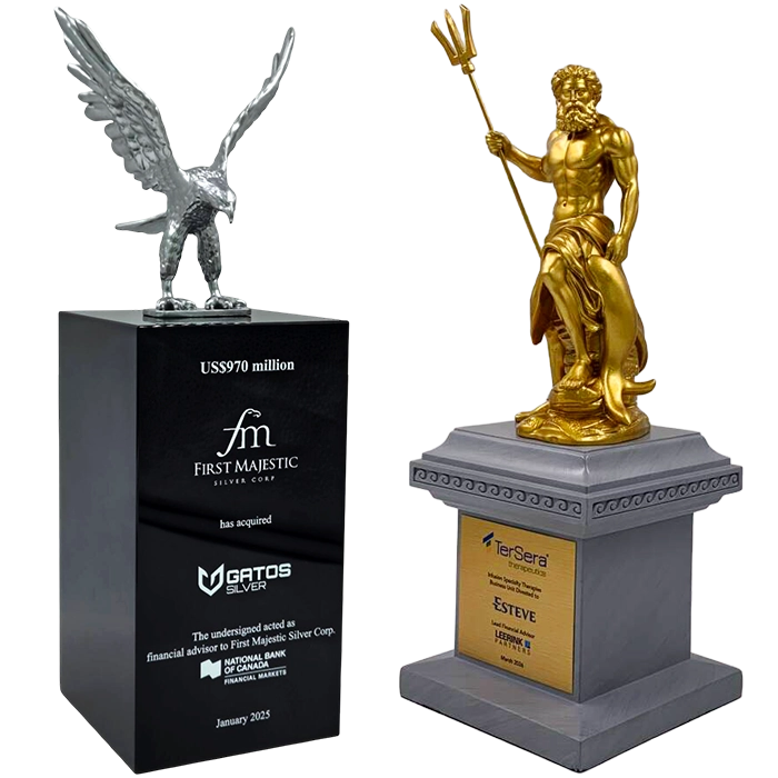 custom deal toy made by Society Awards Finance Group