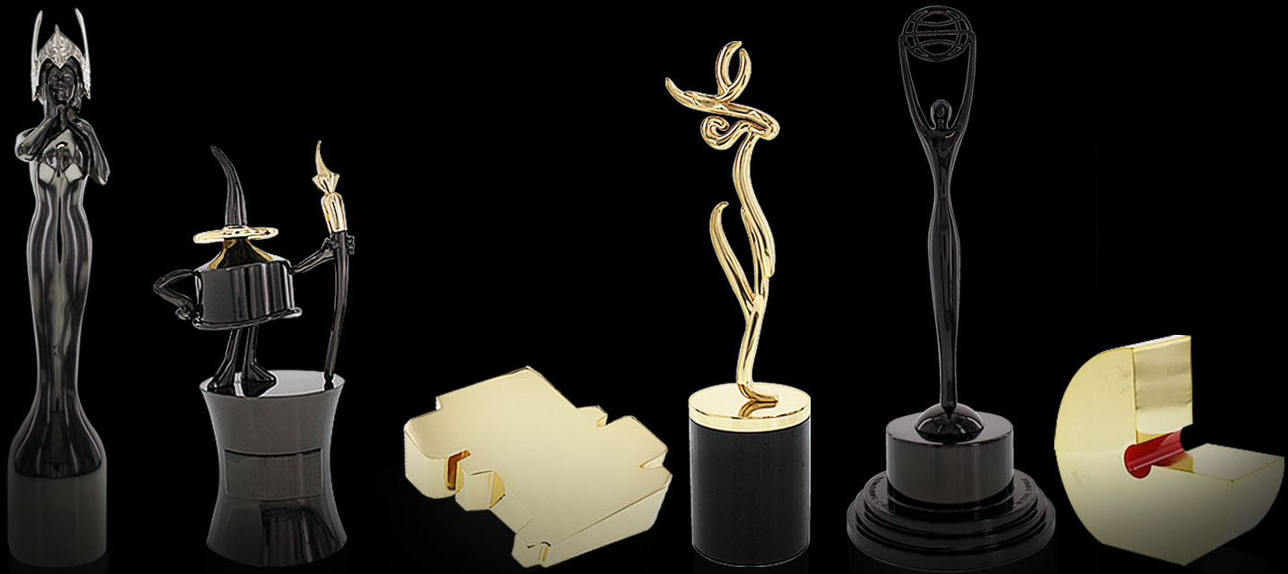 Trophies for Famous Creative Competitions