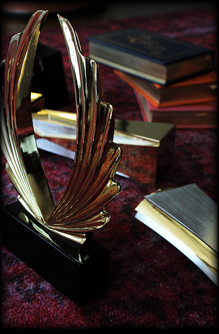 Golden Wings Trophy with Books
