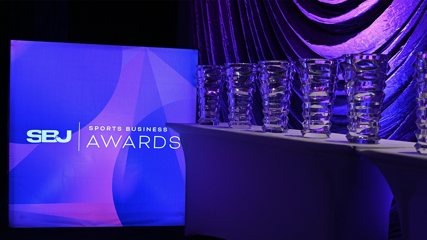 Sports Business Awards Crystal Trophies