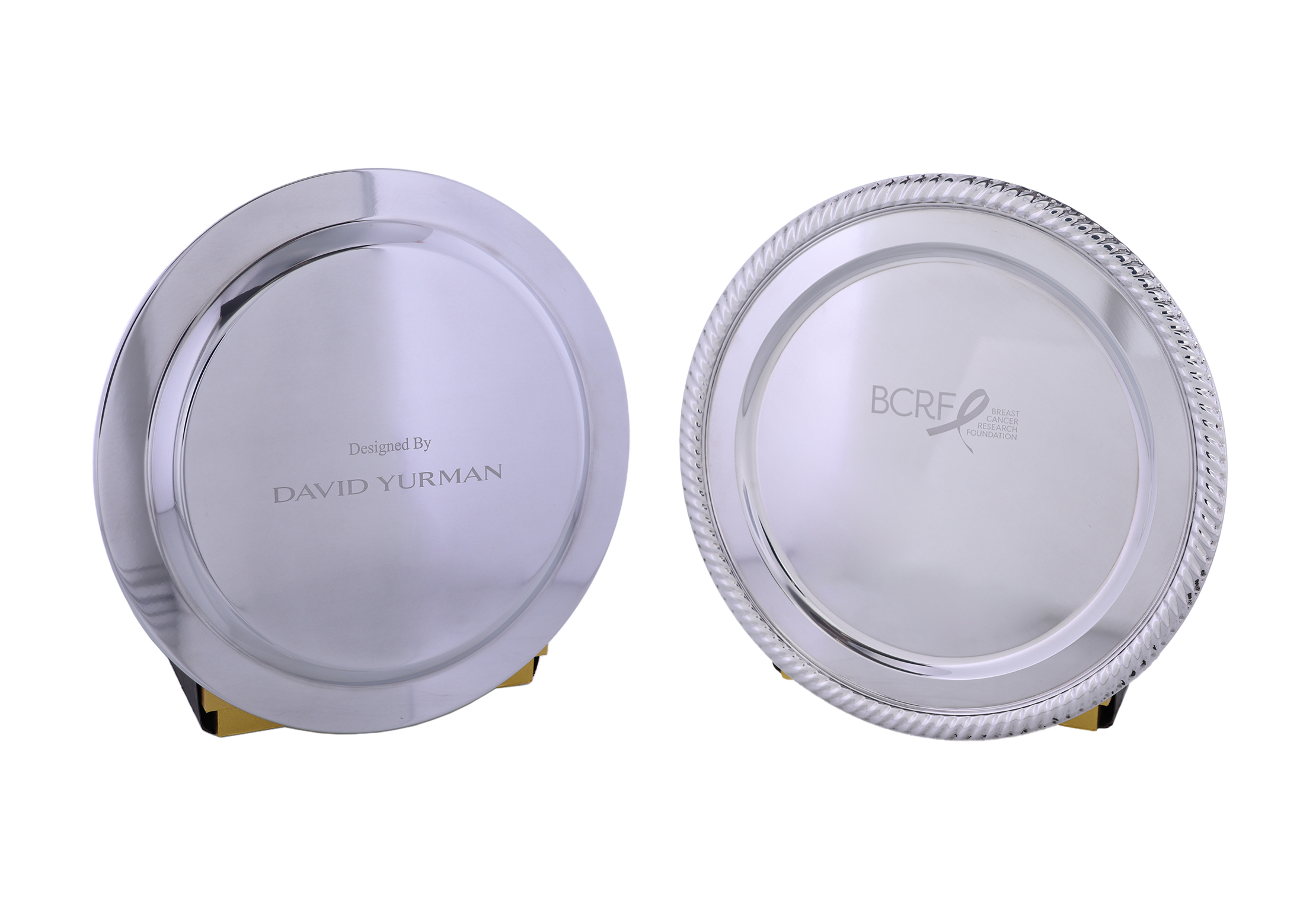 Silver Breast Cancer Research Metal designed with David Yurman | Society Awards