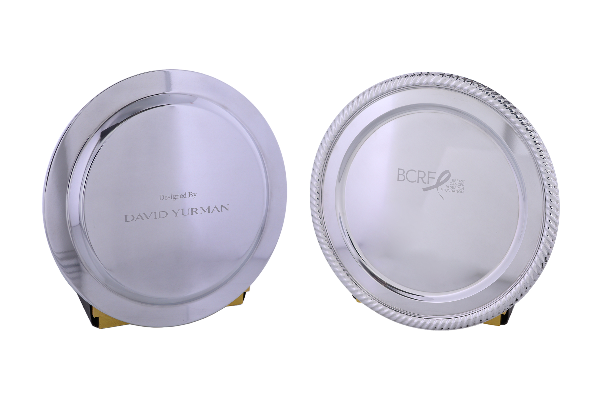 Silver Breast Cancer Research Metal designed with David Yurman