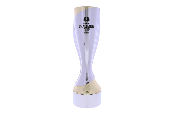 Sleek gold cup with an abstract silver overlay