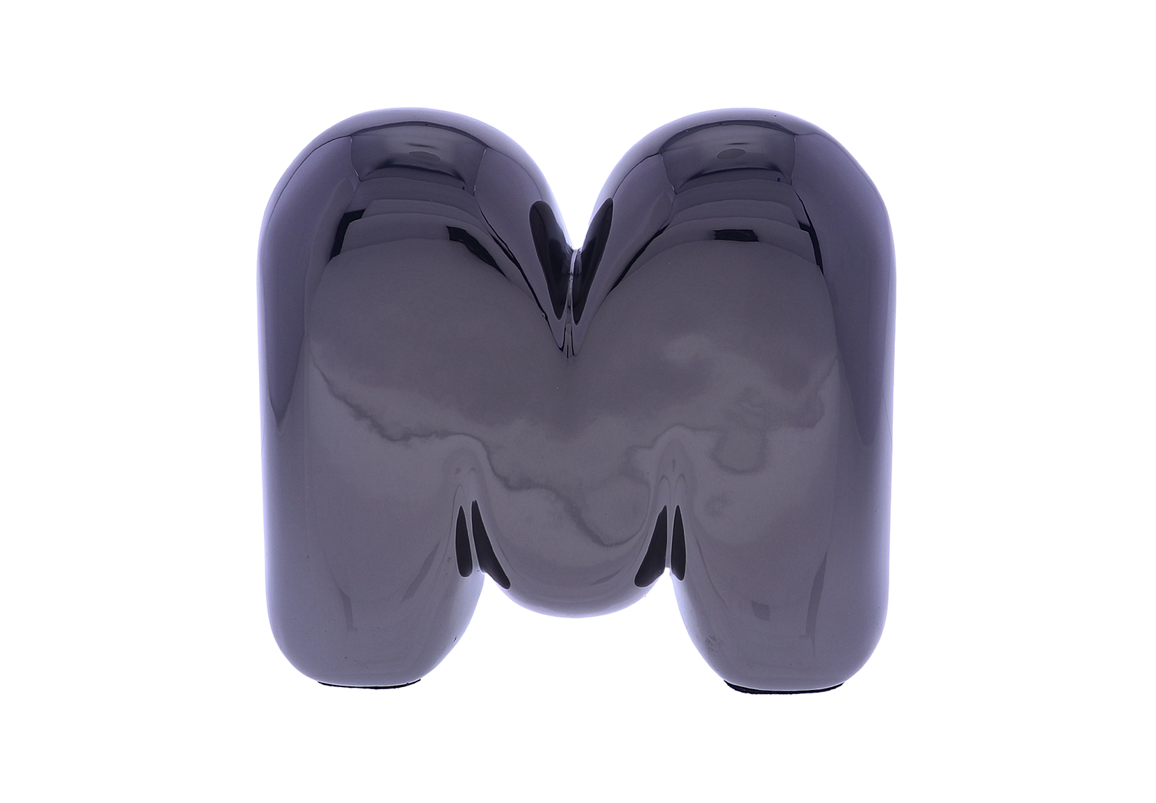 Black bubble letter "M" | Society Award