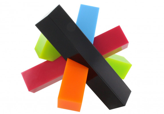 Custom acrylic trophy created for an advertising awards program