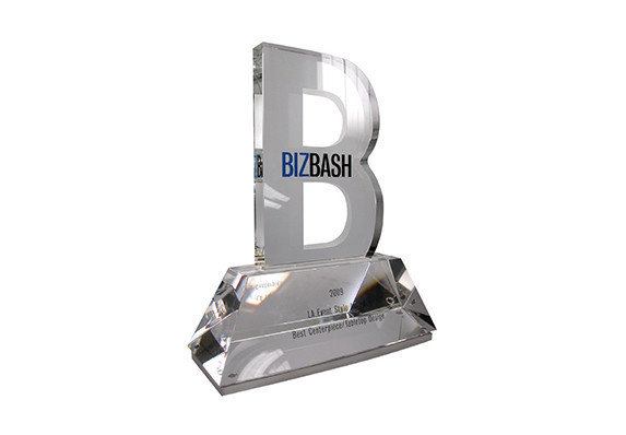 Custom logo award for corporate event