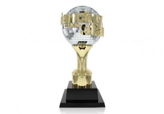 An iconic custom award crafted for the world's favorite dancing competition. The trophy combines a mirrorball with custom branding and a stepped base.