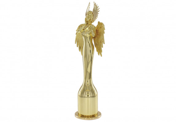 Highly detailed trophy crafted in resin, plated in gold and hand finished by expert awards craftsmen.