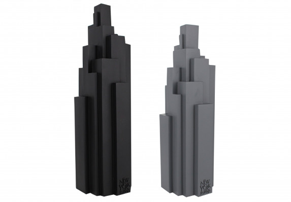 Trophy with building-like shape and built-in projector.