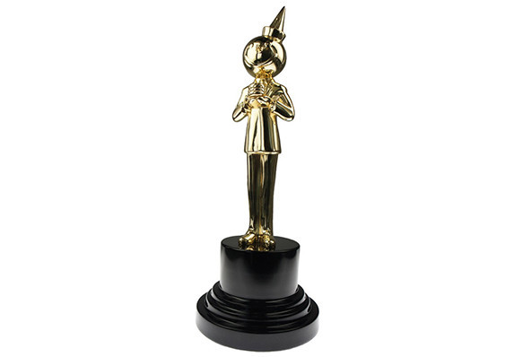 Corporate award custom designed in the form of a the famous company mascot