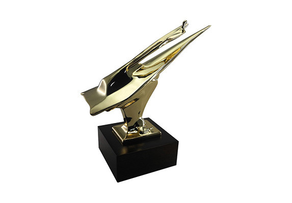 Abstract design custom trophy sculpture