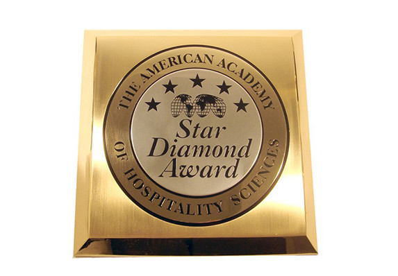 Star Diamond Award plaque for Hospitality Sciences
