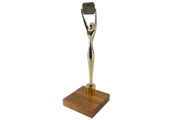 Version of the Clio Award from 1965 created for use in Mad Men.