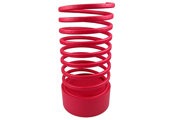 Special painted spiral designed trophy for excellence in digital and websites.