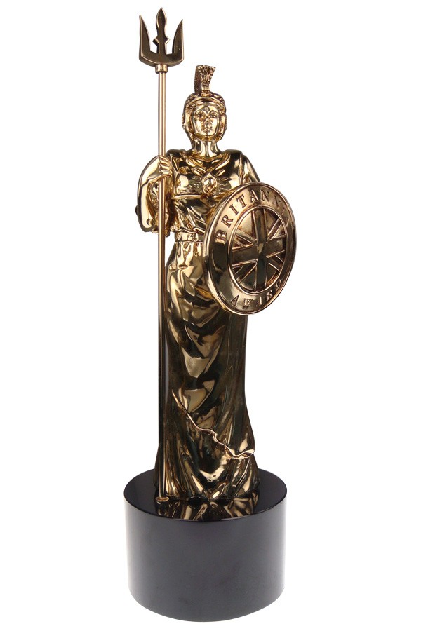 BAFTA Hollywood Britannia Award as an updated rendition of a goddess statue