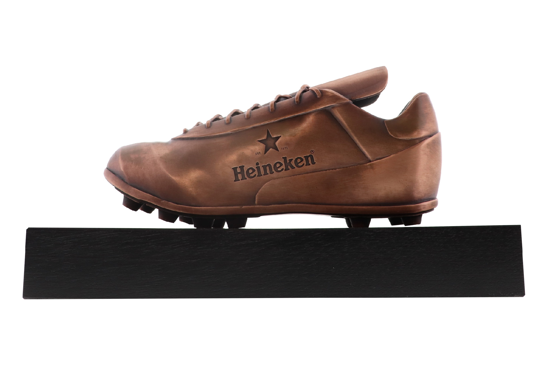 Custom bronze trophy cleat shoe