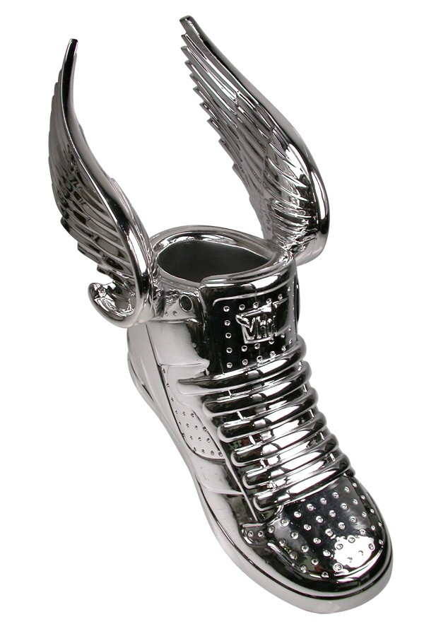 Chrome sneaker with wings awesome custom trophy