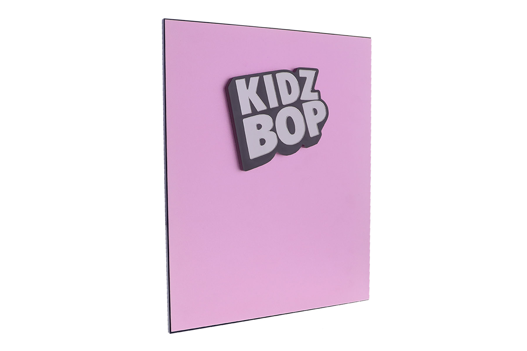 Custom pink Kidz Bop award with logo | Society Awards