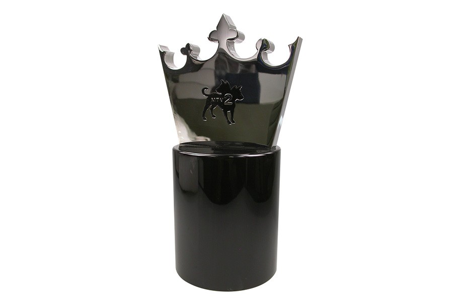 Machined crown trophy