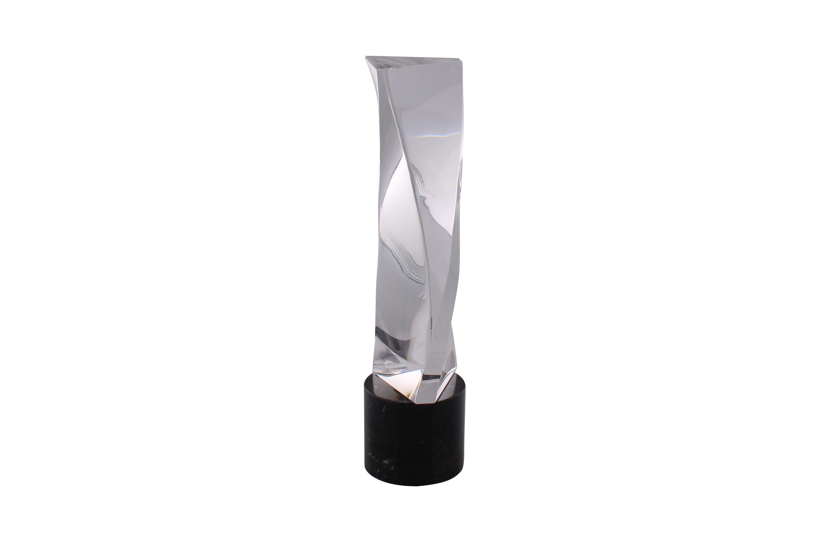 Twisting Custom Crystal Award