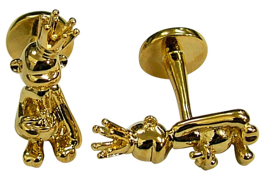 Gold monkey cufflinks for VGA Video Game Award Spike TV