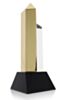 Hexagon Gold Clear Award