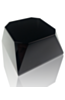 Black Beveled Square Slant Base