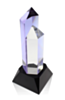 Hexagon Purple Clear Award
