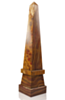 Stepped Obelisk Amber Onyx Award