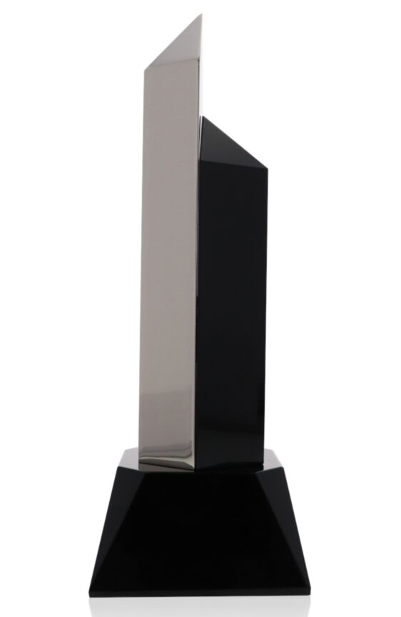 Hexagon Silver Black Award