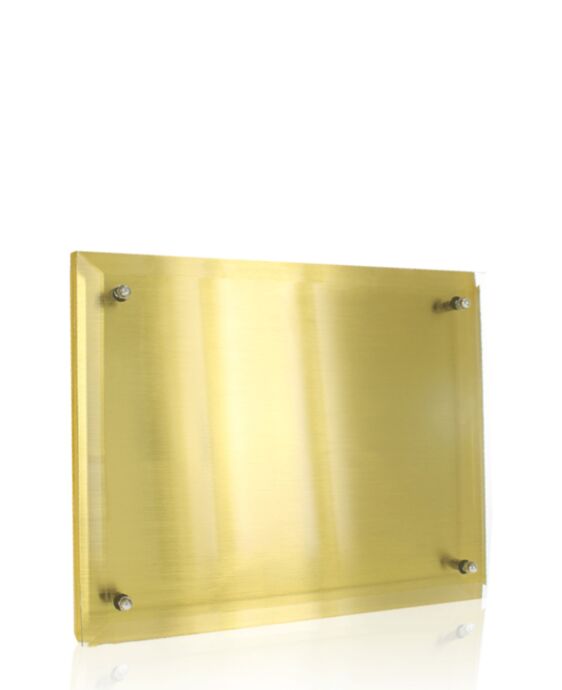Metal Plaque Gold Award