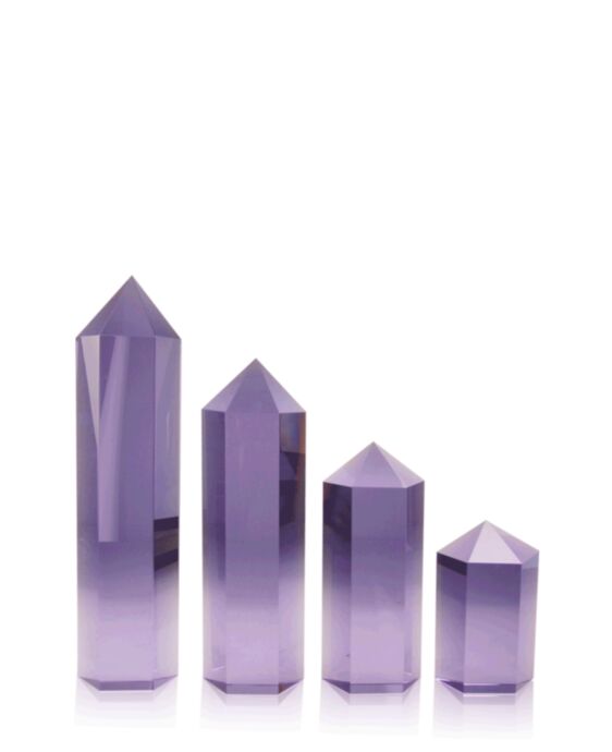 Hexagon Columns Purple  Award