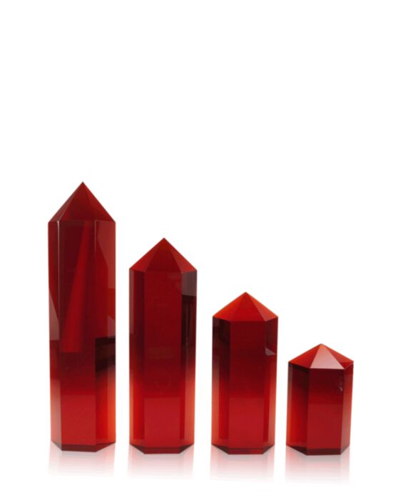 Hexagon Columns Red  Award