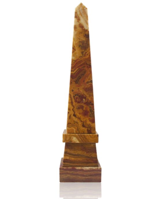 Stepped Obelisk Amber Onyx Award