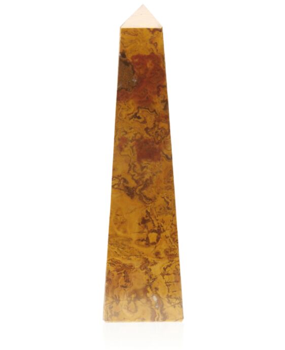 Straight Obelisk Amber Onyx Award